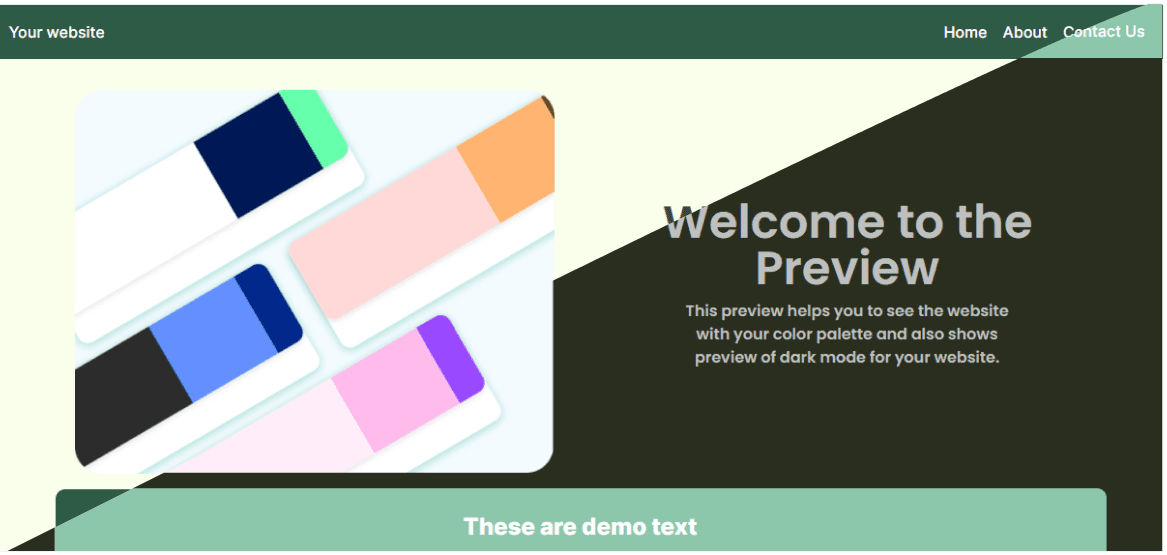 Dark Palette generator